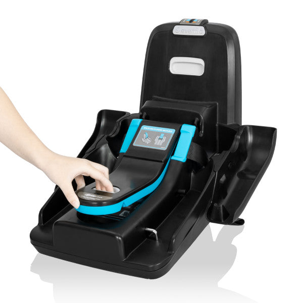 Evenflo - Gold Shyft DualRide with Carryall Storage Infant Car Seat and Stroller Combo (Onyx Black)