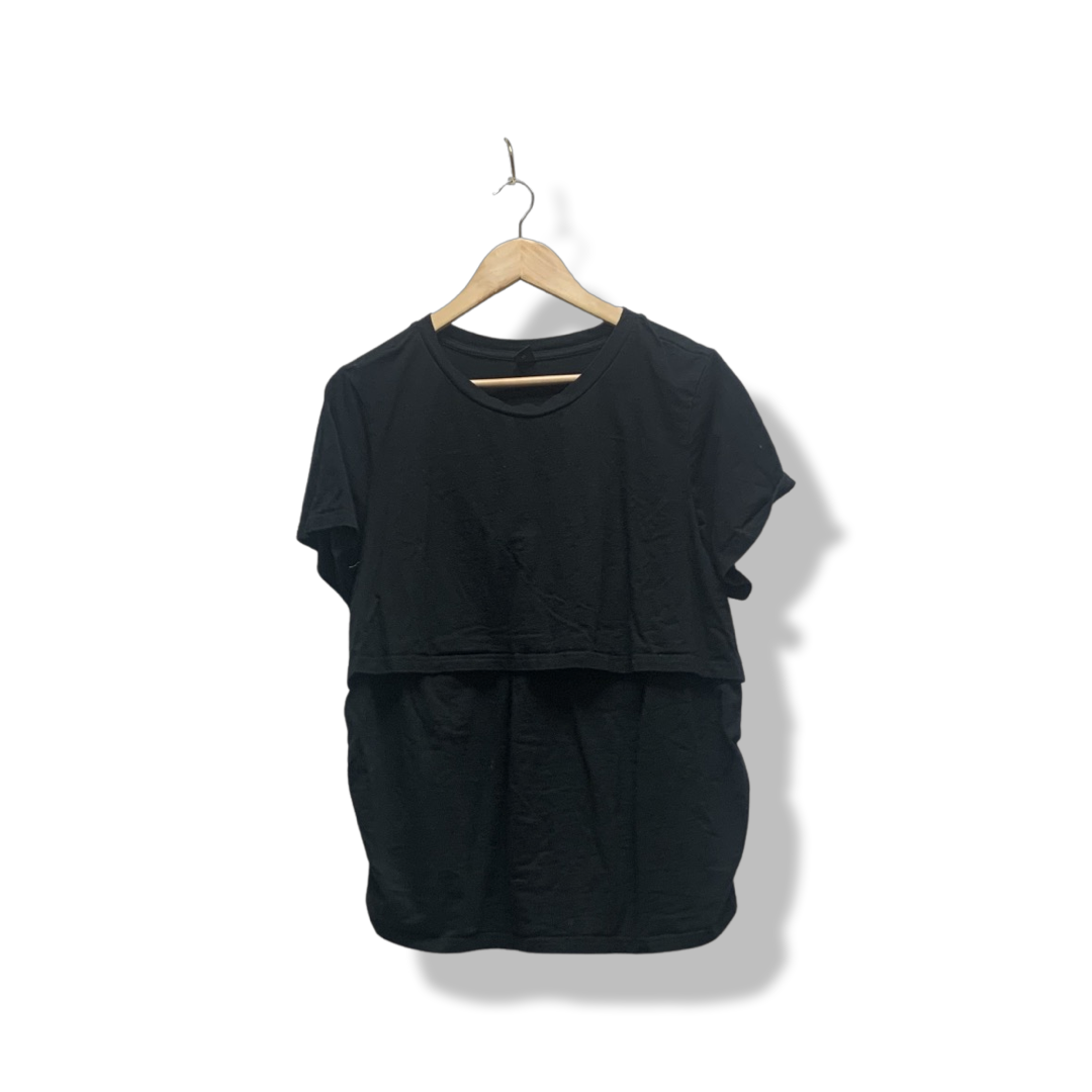 3X - Short Sleeve Nursing Top