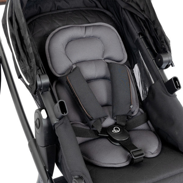 Evenflo Shyft Intuiti+ Travel System featuring Revolve180 LiteMax NXT with SensorySoothe (Dubhan Black)