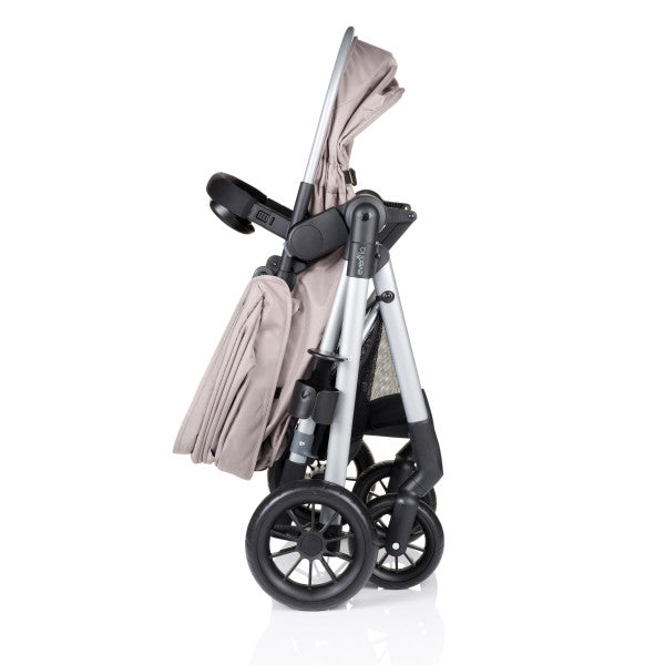 Evenflo Pivot Modular Travel System With SafeMax Car Seat - Sandstone Beige