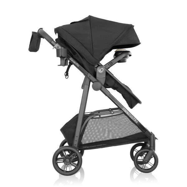 Evenflo Omni Ultra Travel System with Revolve180 LiteMax NXT Rotational Infant Car Seat - Caviar Black
