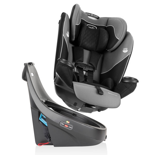 🔥 HOT DEAL 🔥 EVENFLO Revolve360 Rotational All-In-One Convertible Car Seat (Amherst Gray)