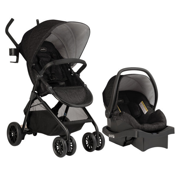 Evenflo - Sibby Travel System with LiteMax Infant Car Seat (Charcoal)