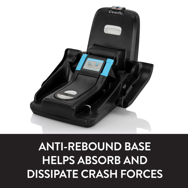 Evenflo - Gold Shyft DualRide with Carryall Storage Infant Car Seat and Stroller Combo (Onyx Black)