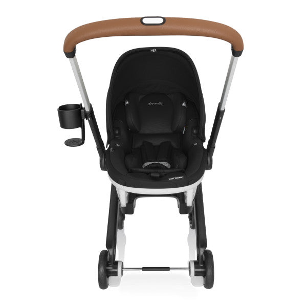 *NEW* Evenflo - Gold Shyft DualRide with Carryall Storage Infant Car Seat and Stroller Combo (Onyx Black)