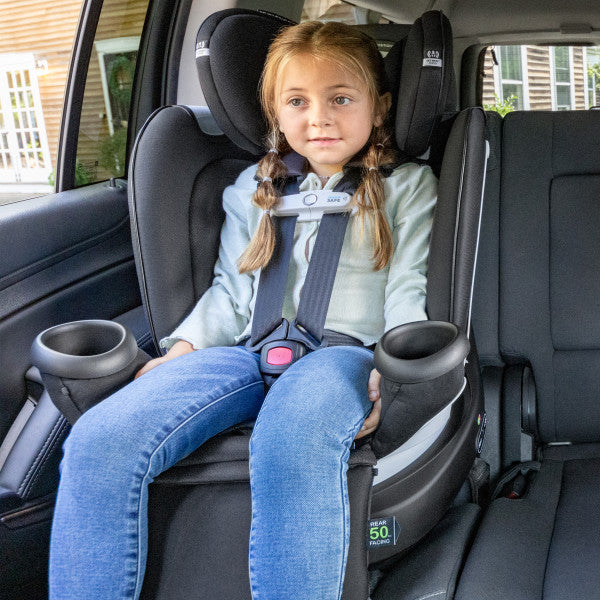 Evenflo - Gold Revolve360 Extend All-in-One Rotational Car Seat with SensorSafe (Onyx Black)