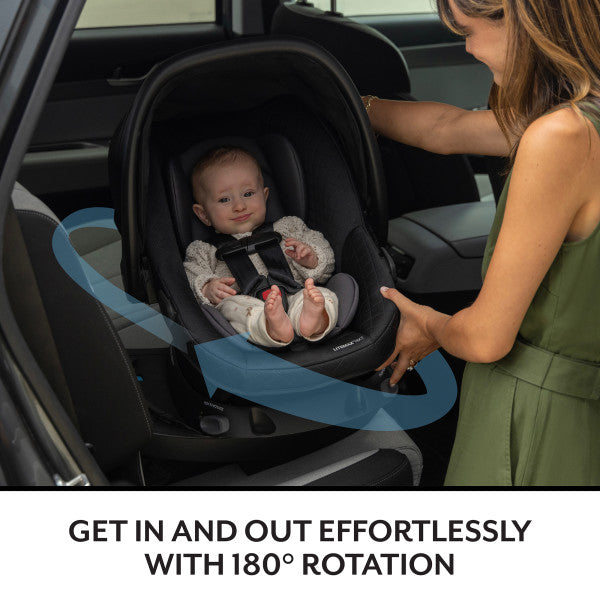 Evenflo Omni Ultra Travel System with Revolve180 LiteMax NXT Rotational Infant Car Seat - Pacific Green