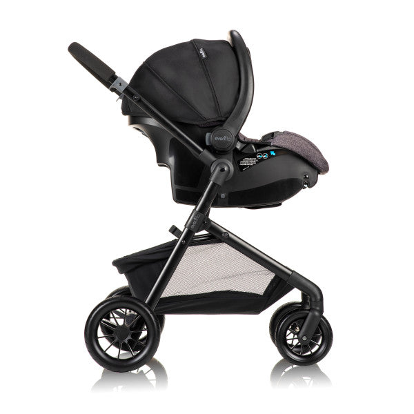 Evenflo Pivot Modular Travel System with LiteMax Infant Car Seat - Casual Gray
