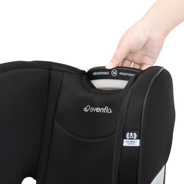 Evenflo - Gold Revolve360 Extend All-in-One Rotational Car Seat with SensorSafe (Onyx Black)