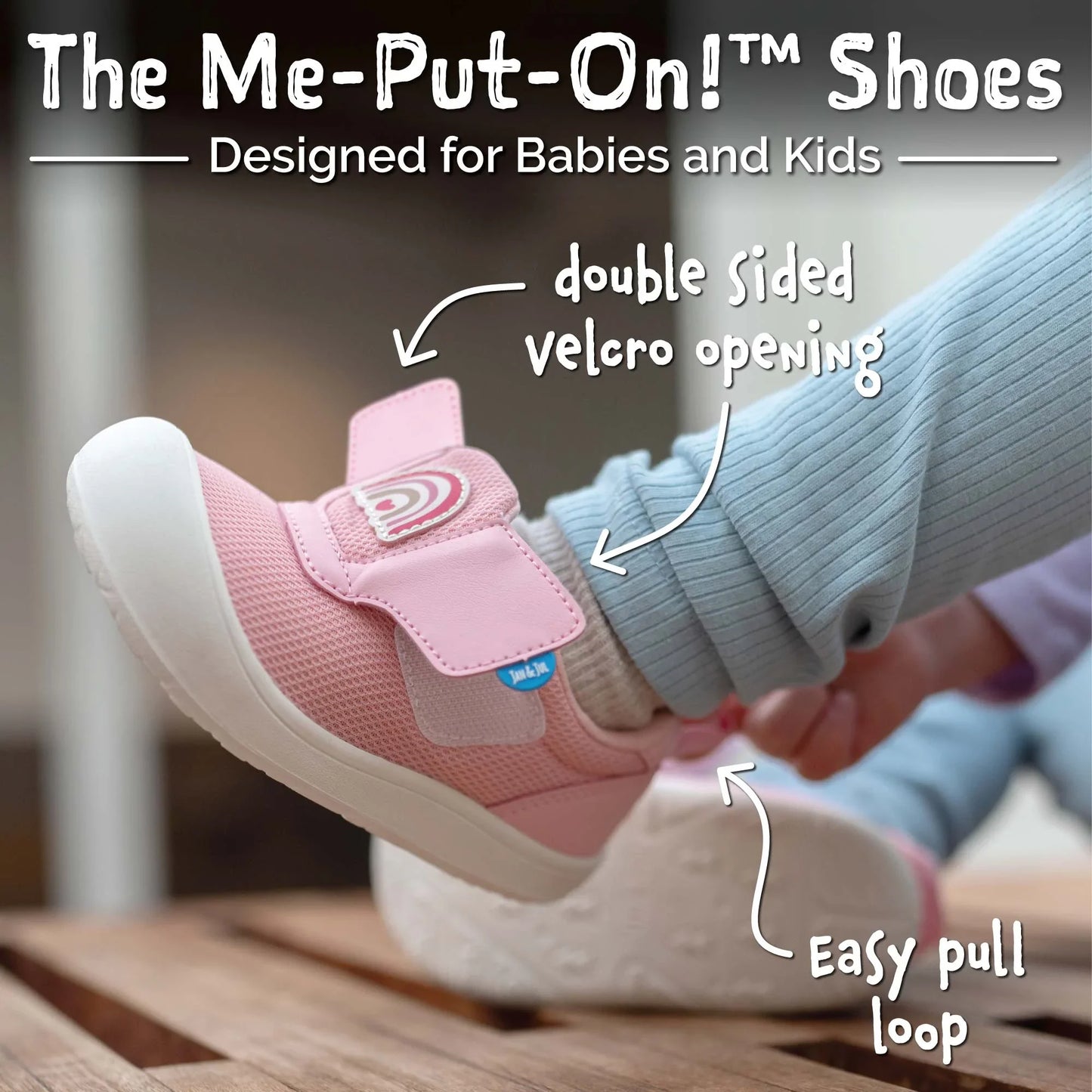 Jan + Jul - Mini-Flyer Toddler Sneakers - Soft Brown