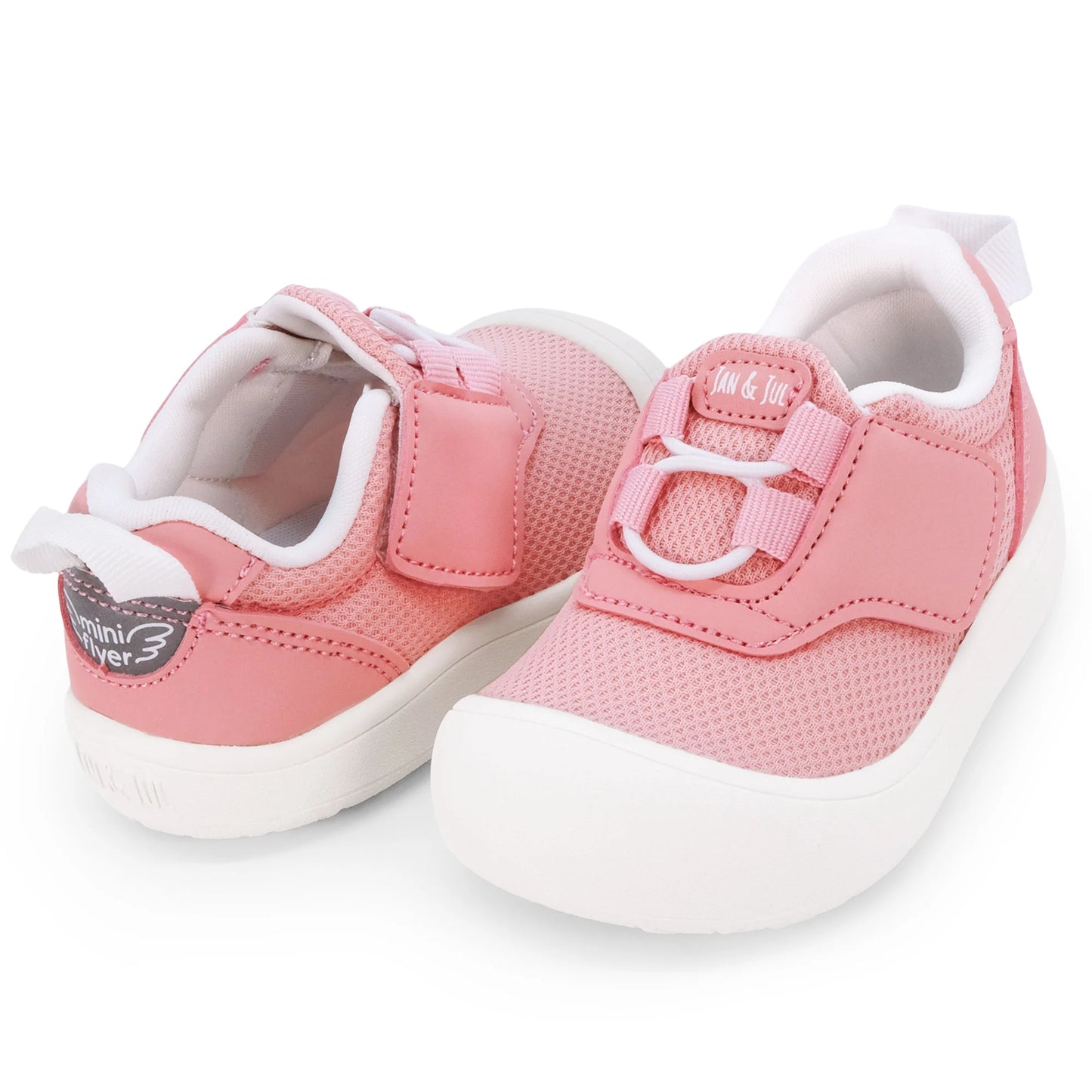 Jan + Jul - Mini-Flyer Toddler Sneakers - Dusty Pink