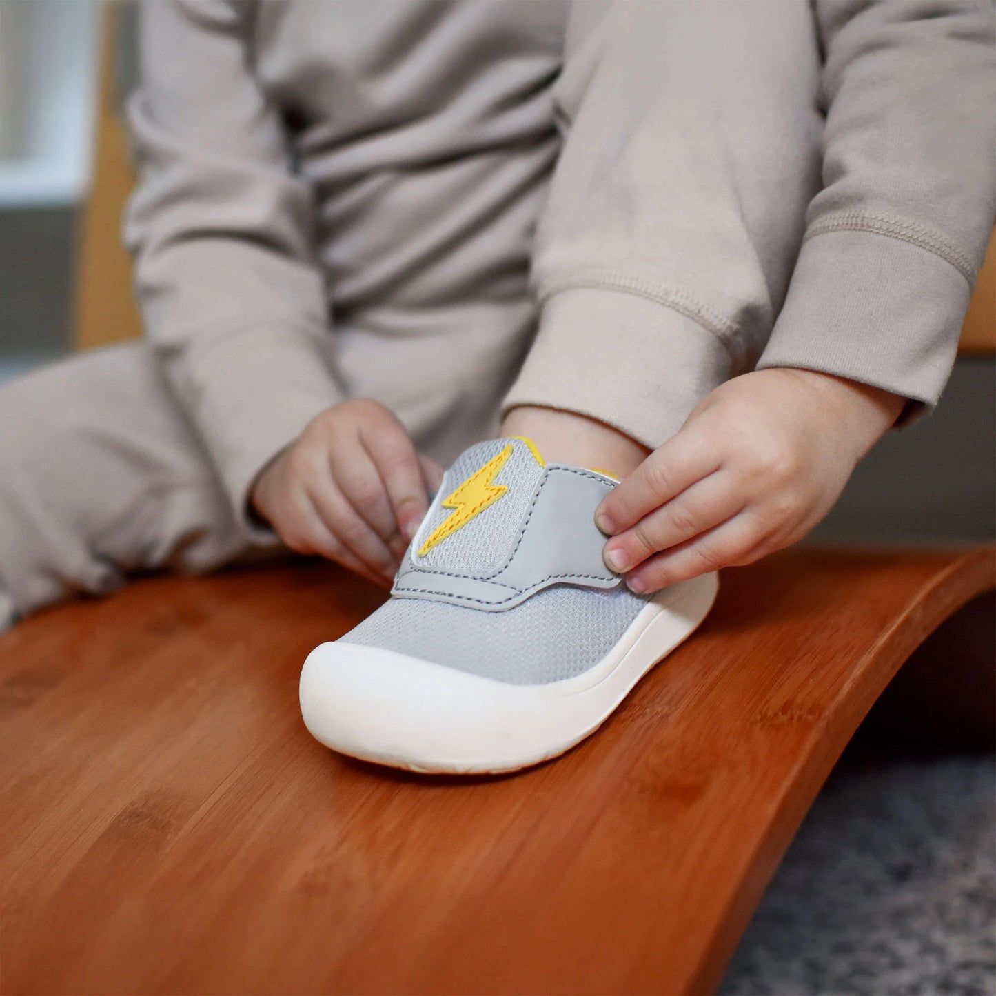 Jan + Jul - Mini-Flyer Toddler Sneakers - Lightening Bolt