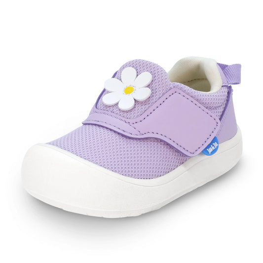 Jan + Jul - Mini-Flyer Toddler Sneakers - Purple Daisy