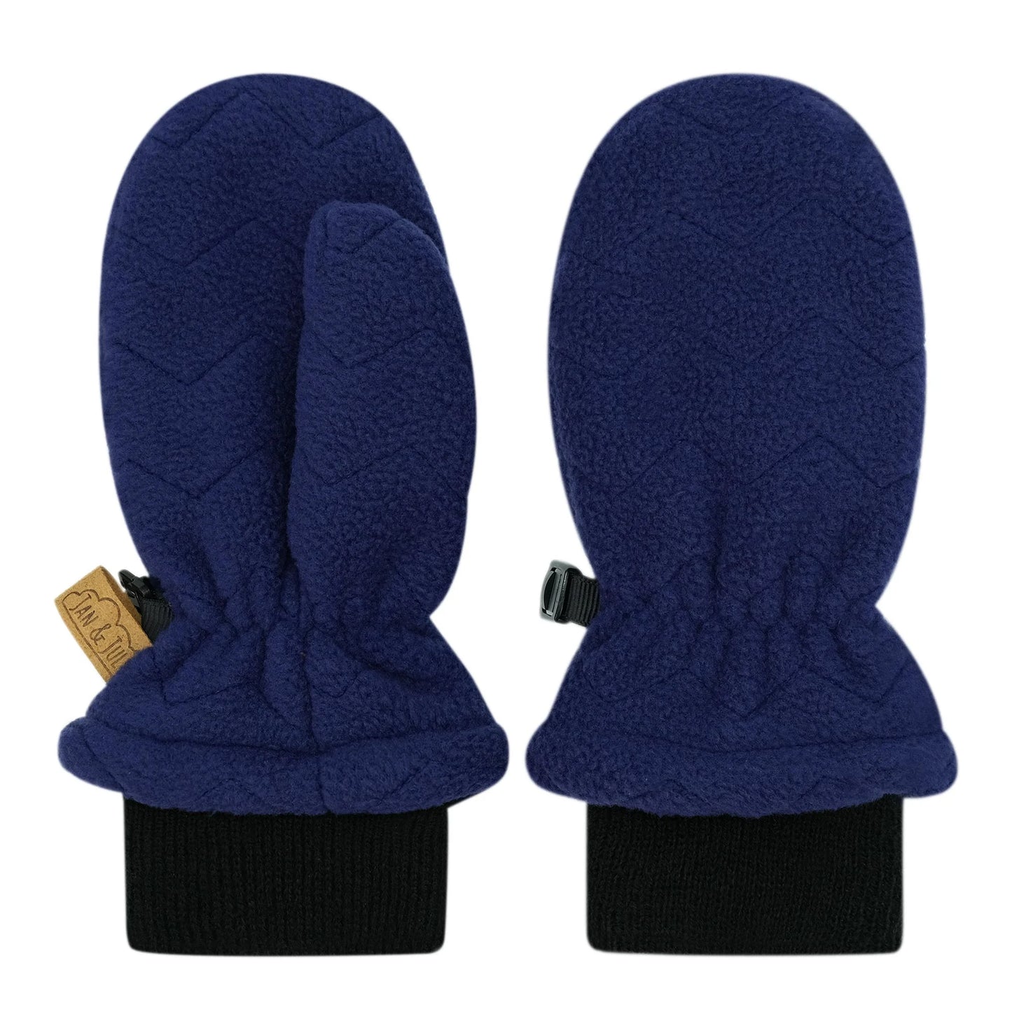 Jan + Jul - Fleece Mittens - Navy