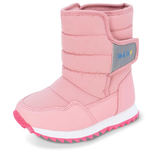 Jan + Jul - Toasty-Dry Puffy Winter Boots - Dusty Pink