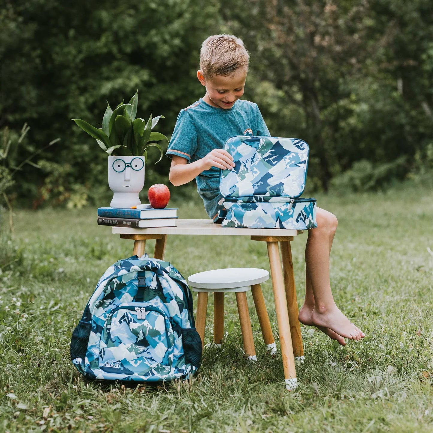 Jan + Jul - Little Xplorer Kids' Backpack - Cool Peaks