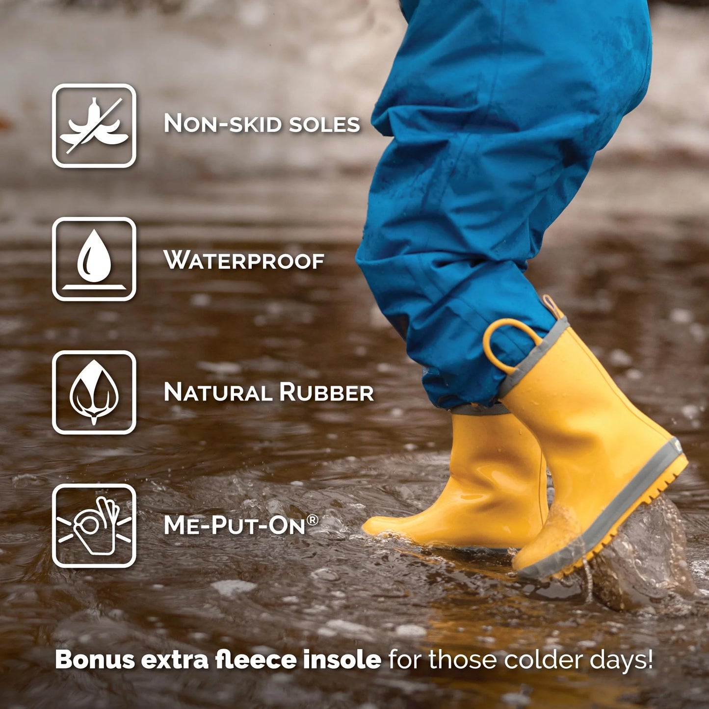 Jan + Jul - Rain Boots - Pink