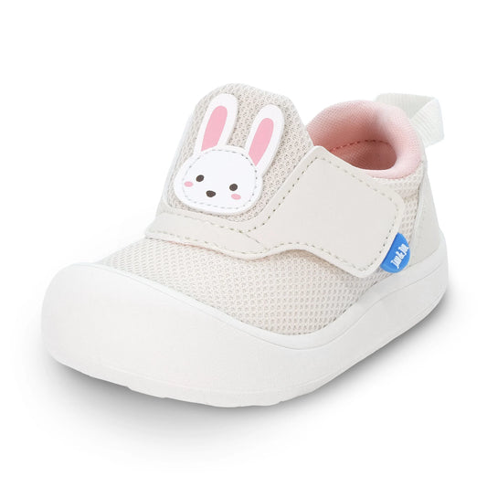 Jan + Jul - Mini-Flyer Toddler Sneakers - Cream Bunny