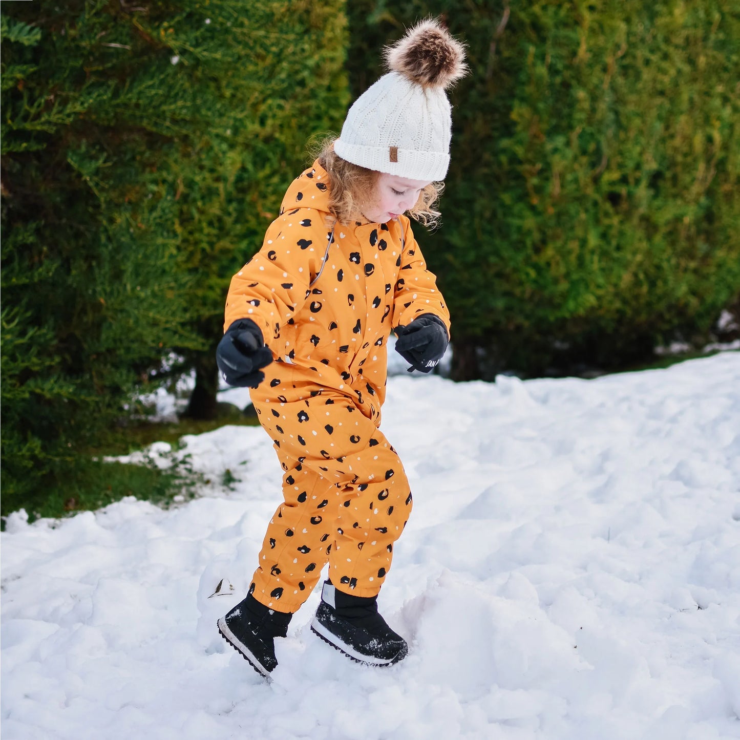 Jan + Jul - Toasty-Dry Puffy Winter Boots - Black