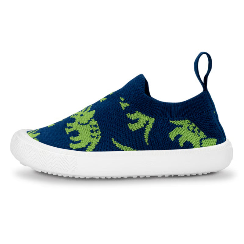 Jan + Jul - Xplorer Knit Shoes - Triceratops