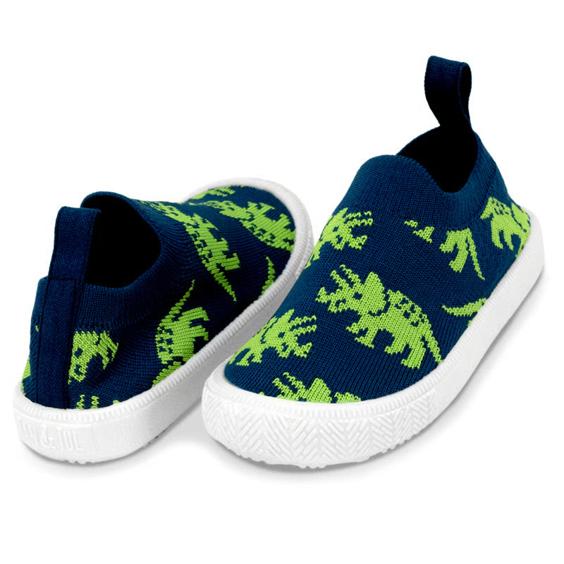 Jan + Jul - Xplorer Knit Shoes - Triceratops