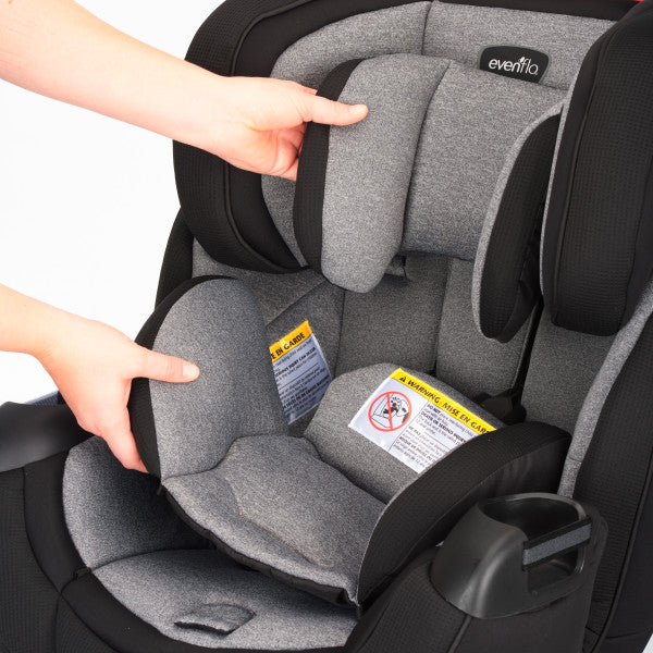 Evenflo - Symphony DLX All-in-One Convertible Car Seat (Ashland Gray)