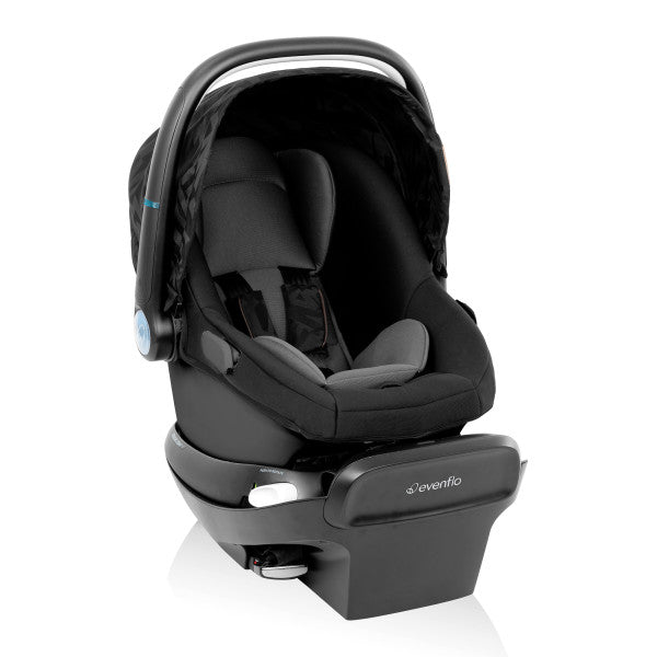 Evenflo Shyft Intuiti+ Travel System featuring Revolve180 LiteMax NXT with SensorySoothe (Dubhan Black)