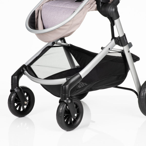 Evenflo Pivot Modular Travel System With SafeMax Car Seat - Sandstone Beige