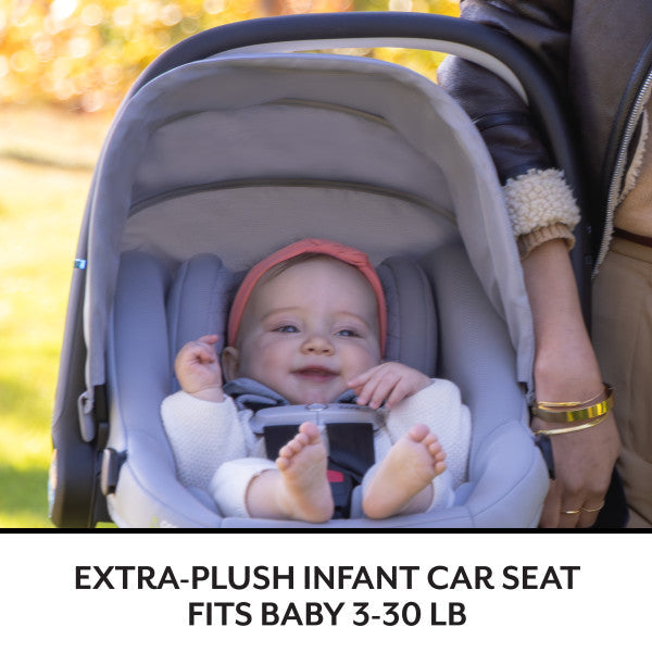 Evenflo - Evenflo Revolve180 LiteMax NXT Rotational Infant Car Seat with SensorySoothe (Quartz)