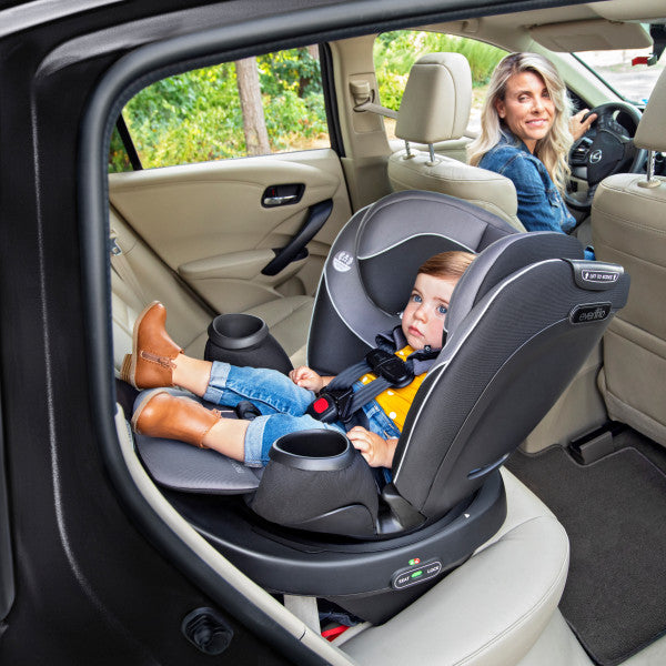 🔥 HOT DEAL 🔥 EVENFLO Revolve360 Rotational All-In-One Convertible Car Seat (Amherst Gray)