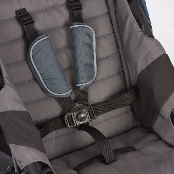 Evenflo - Folio3 Stroll & Jog Travel System With LiteMax 35 Infant Car Seat Skyline Blue