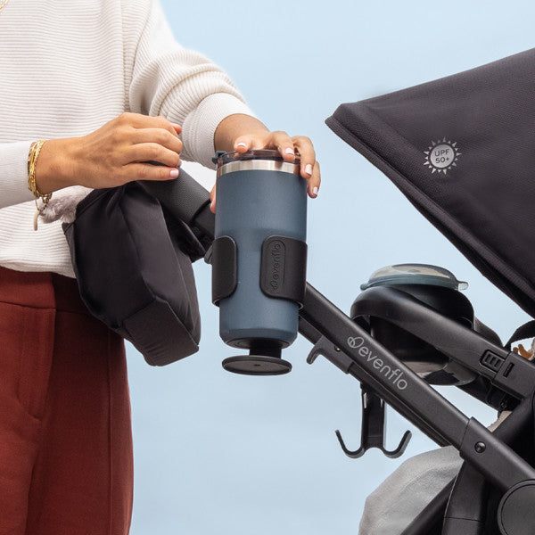 Evenflo Omni Ultra Travel System with Revolve180 LiteMax NXT Rotational Infant Car Seat - Caviar Black