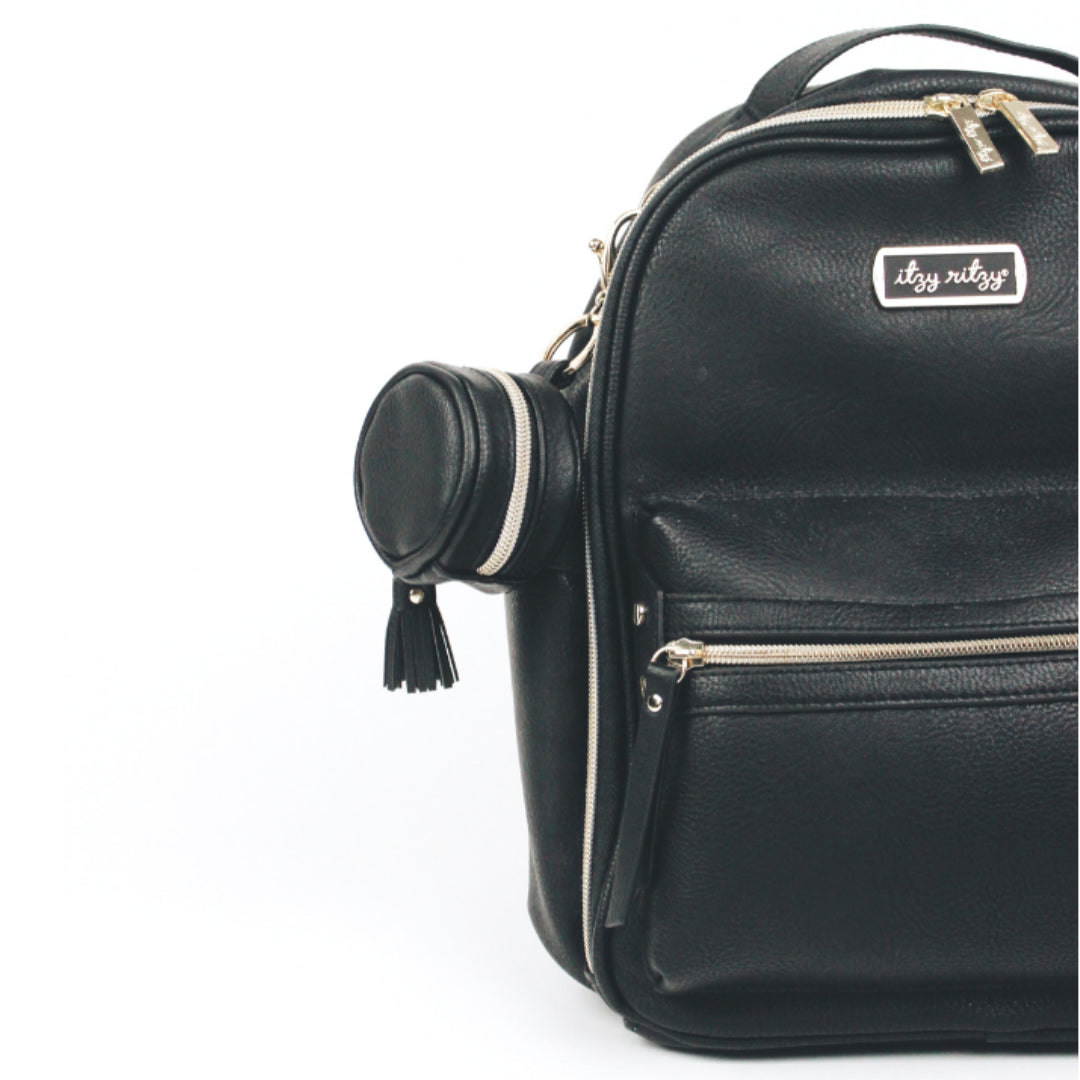 Itzy Ritzy - Black Diaper Bag Charm Pod Keychain (7381167669426)