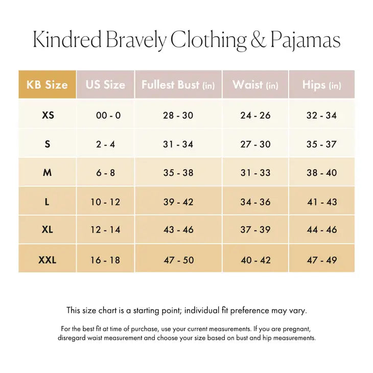 Kindred Bravely - Davy Ultra Soft Maternity & Nursing Pajamas Sleepwear Set