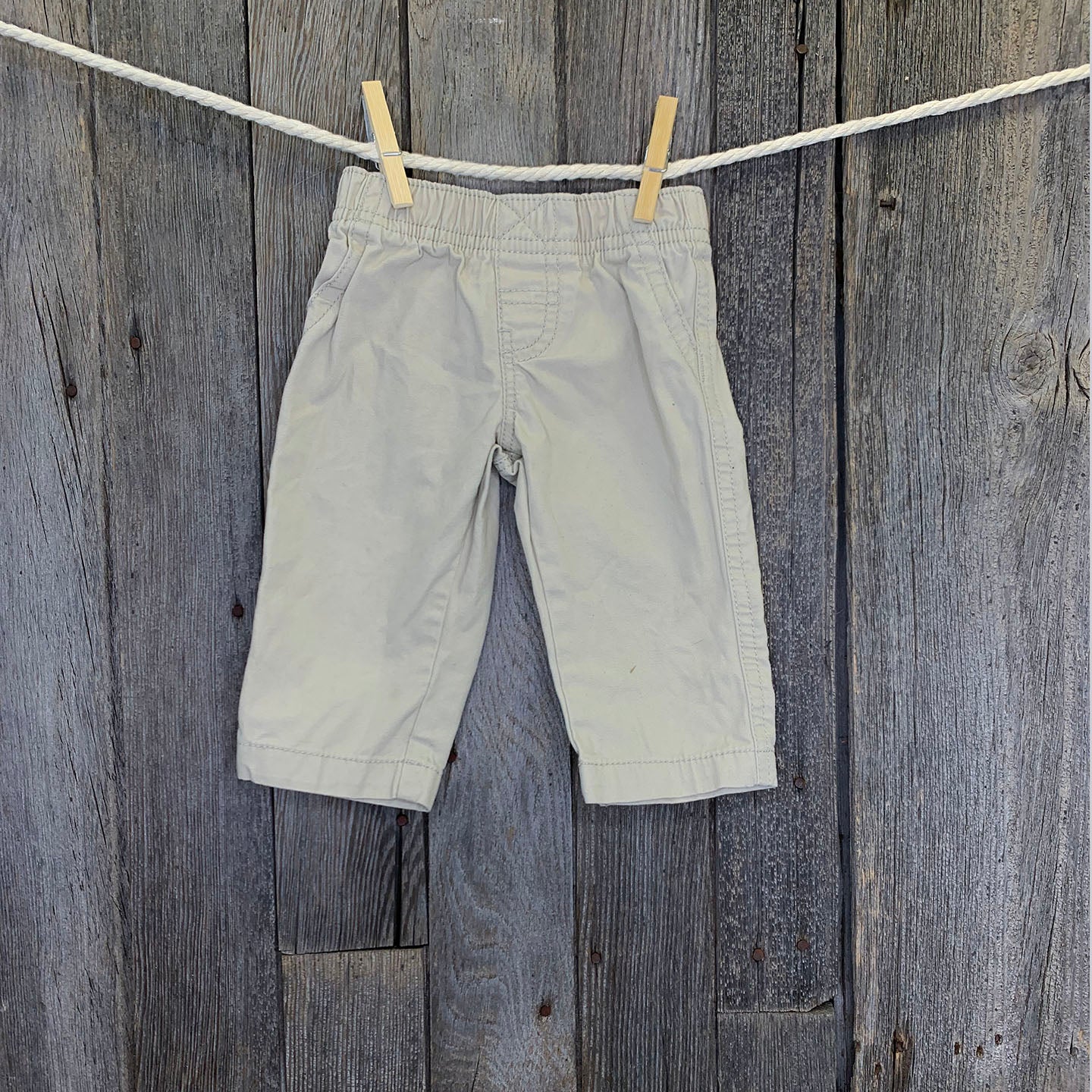 Pants Structured 6-12 Months Essentials (7263663325362)