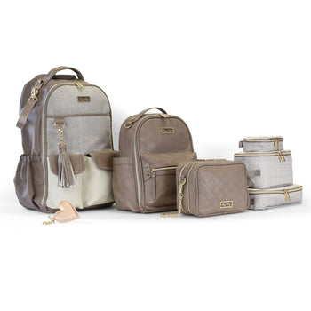 Itzy Ritzy - Taupe Itzy Mini™ Diaper Bag Backpack (7381168193714)