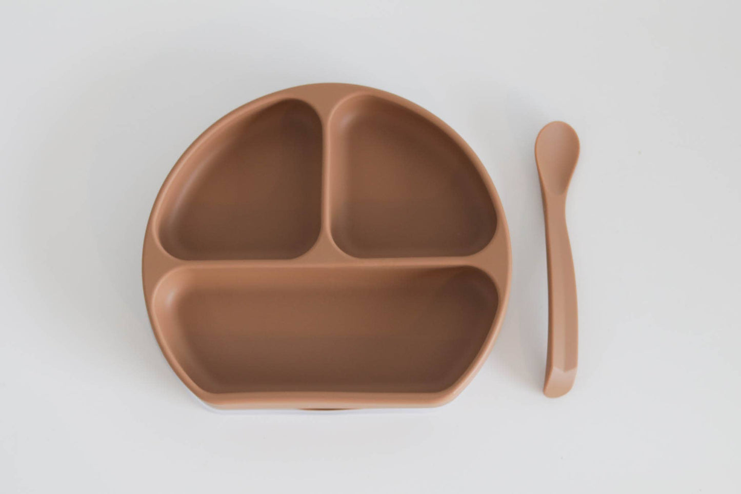 The Saturday Baby - Silicone Suction Plate With Lid and Spoon (7426904162482)