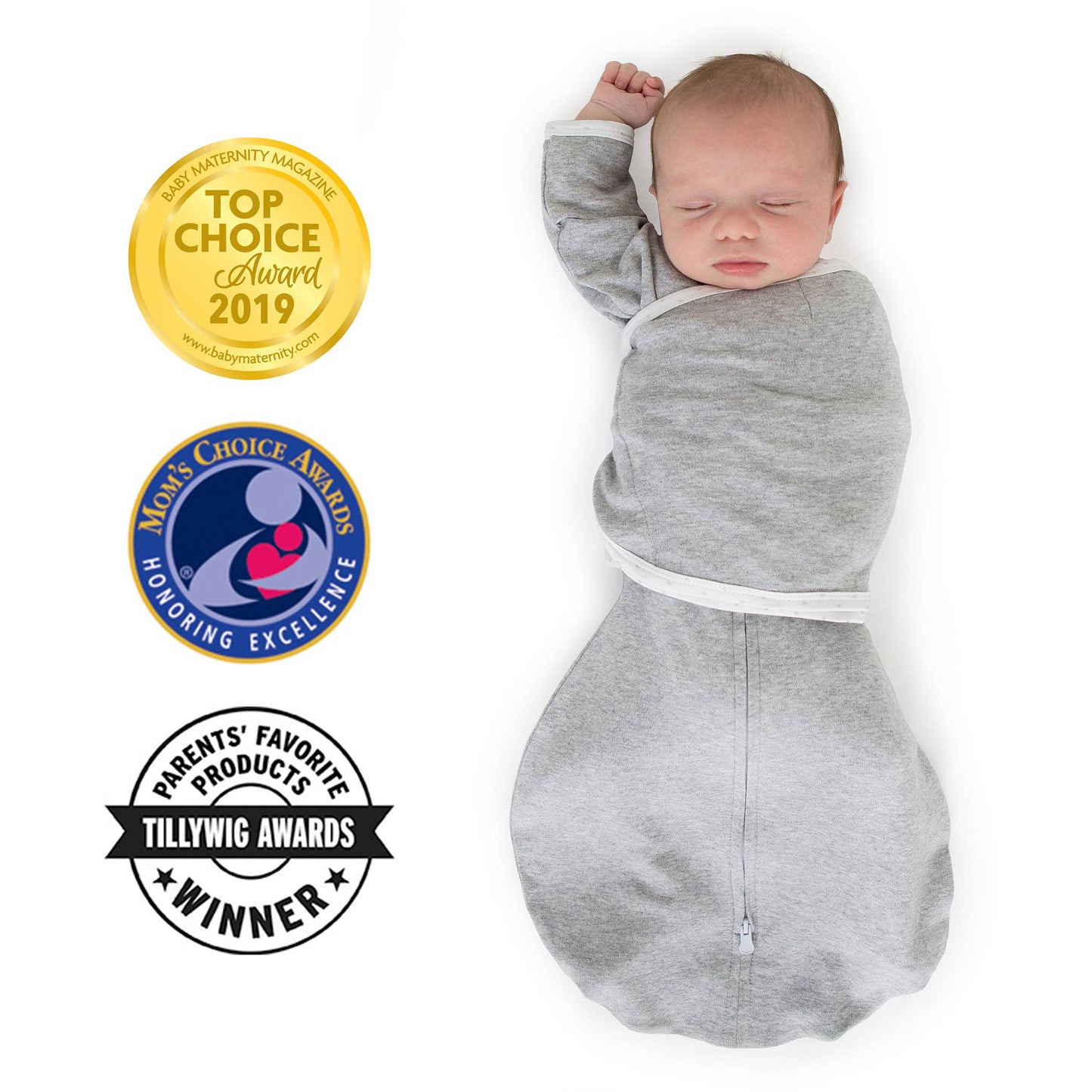 Omni Swaddle Sack - Heather Gray - Newborn/0-3 Months