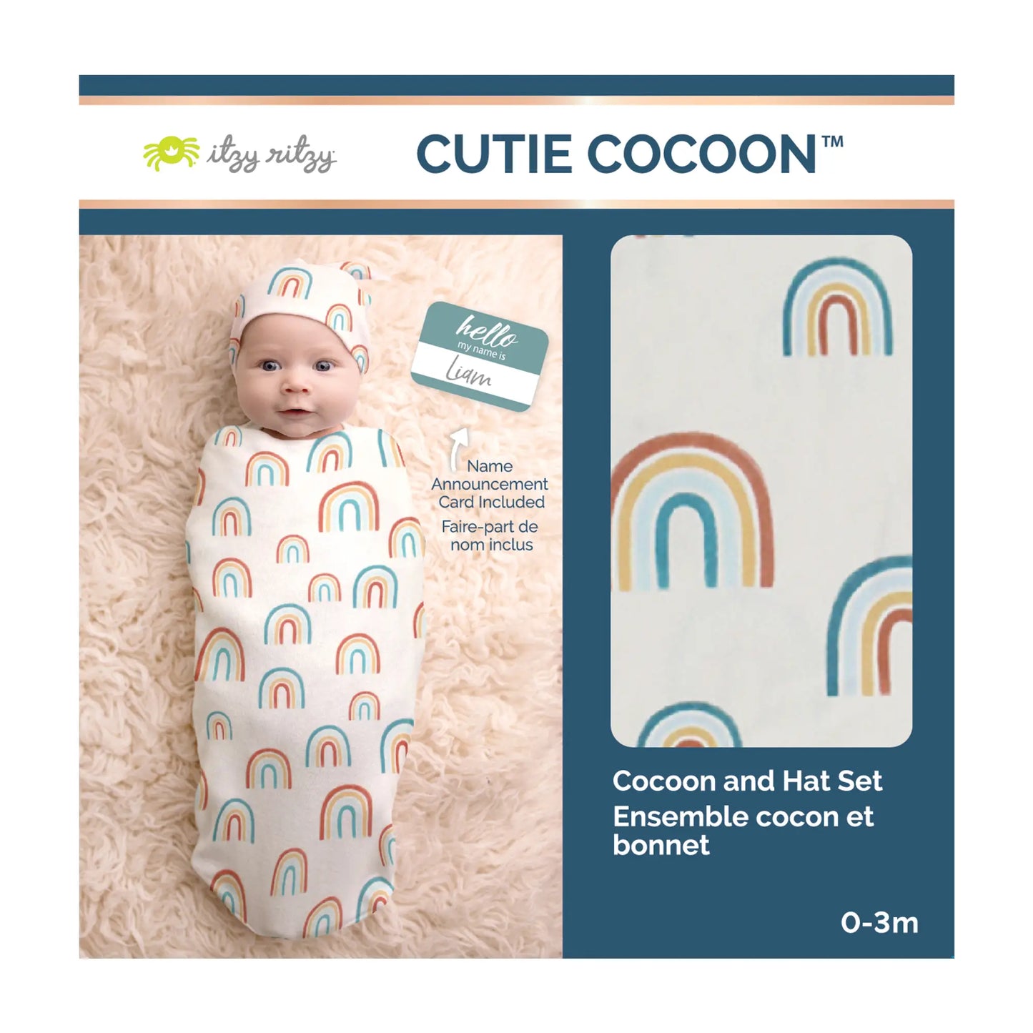 Itzy Ritzy - Cutie Cocoon™ Matching Cocoon & Hat Sets (7426904916146)
