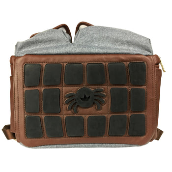 Itzy Ritzy - Handsome Heather Gray Boss Backpack™ Diaper Bag (7381167931570)