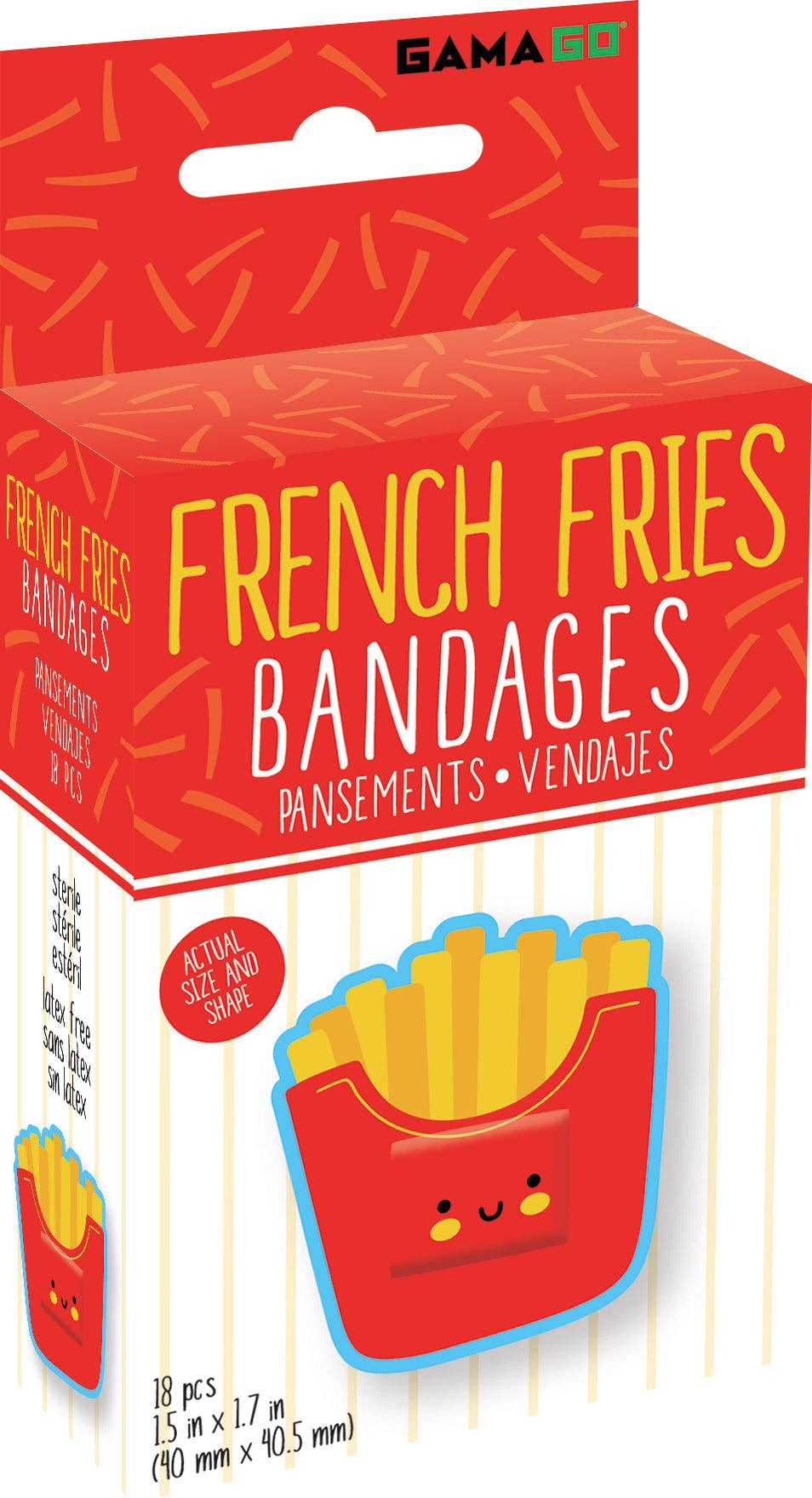 French Fries Adhesive Bandages **ARRIVING IN OCTOBER**
