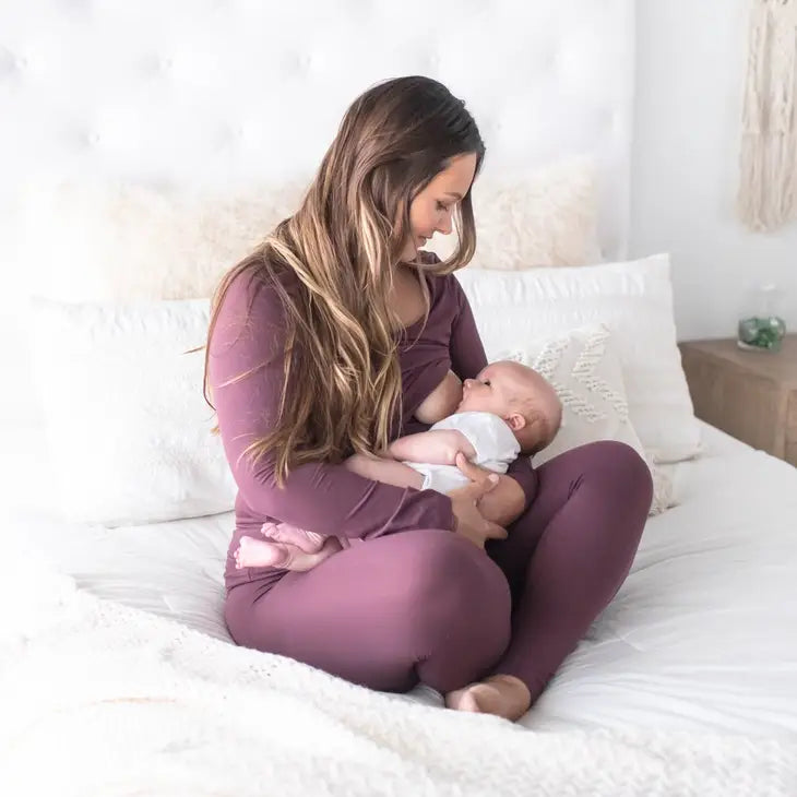 Jane Long Sleeve Nursing Pajama Set - Top & Bottom