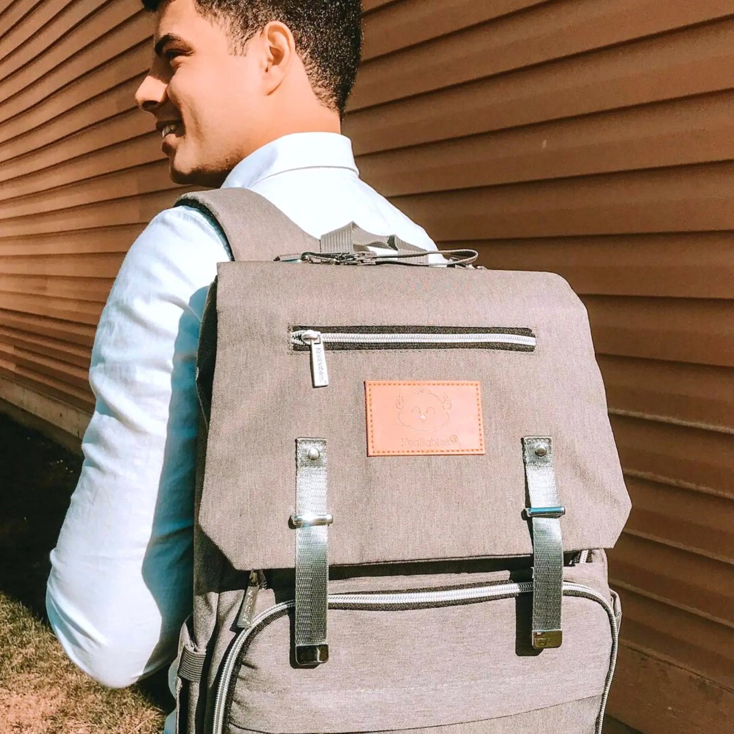KeaBabies - KeaBabies Explorer Diaper Bag Backpack (Classic Gray) (7378801033394)