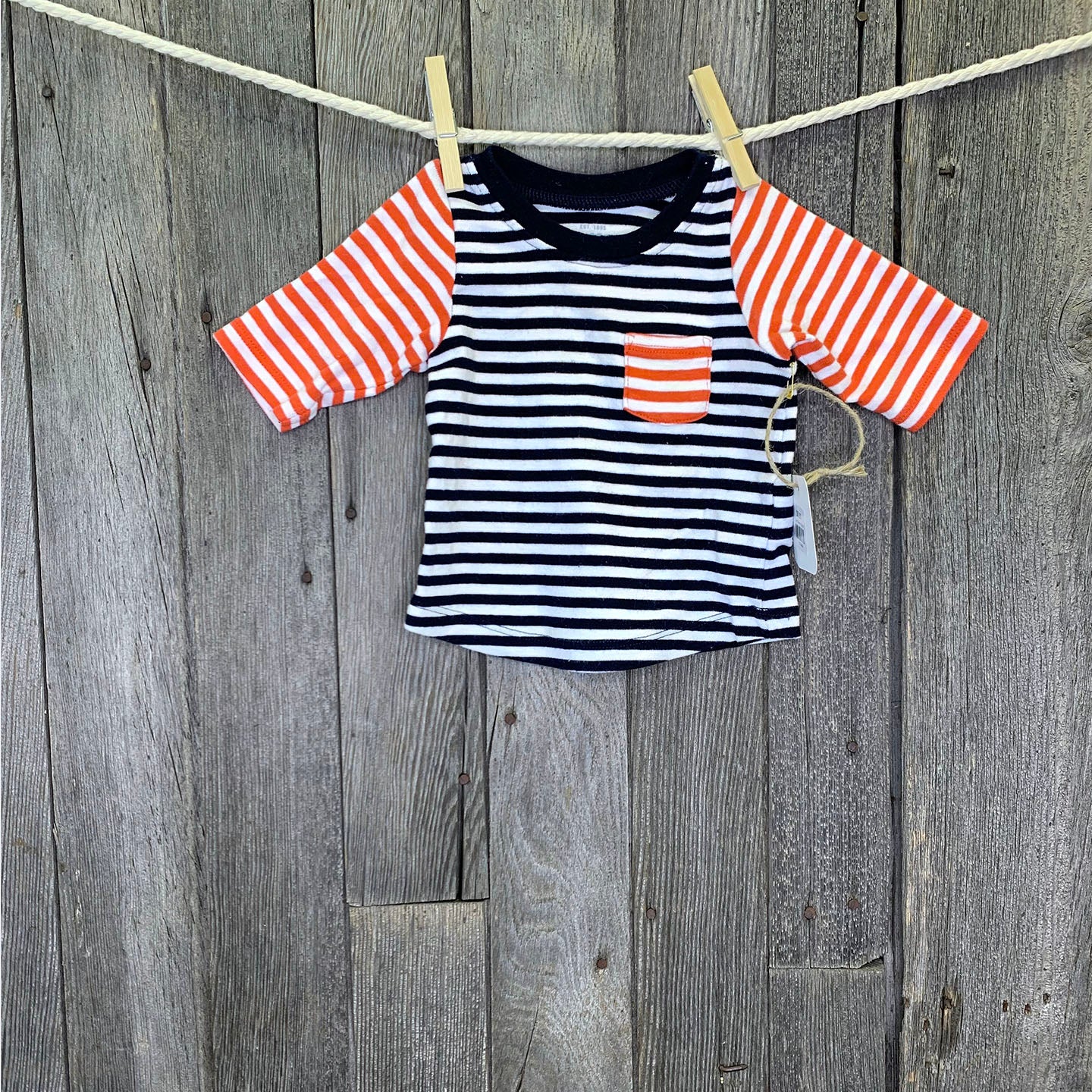 Long Sleeve Top 6-9 Months Essentials (7263688130738)