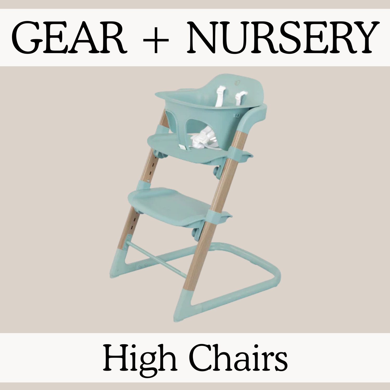 High Chairs + Booster Seats