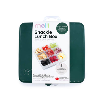 melii - 9 Compartment Snackle: Hunter Pine