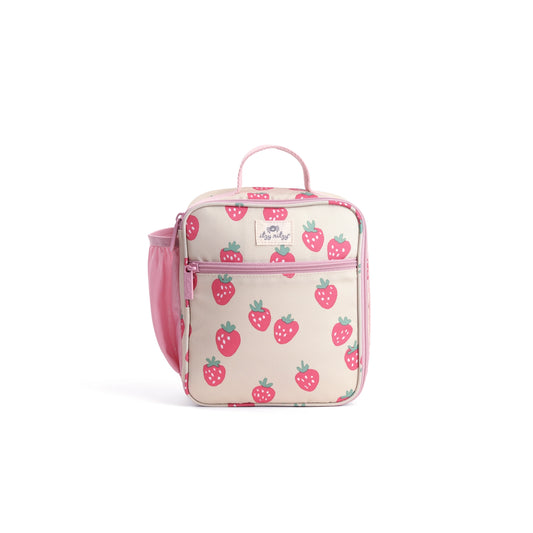 Itzy Ritzy - Lunch Kit/Bottle Bag - Strawberries + Cream