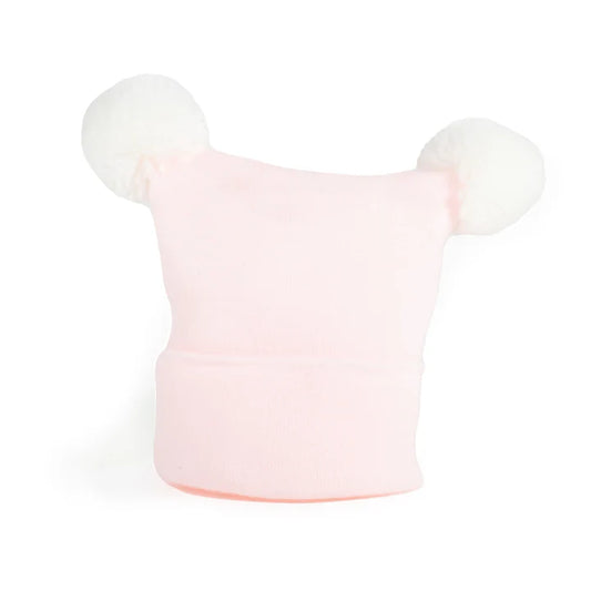Kidcentral - Newborn Baby Knitted Hat - Double Pompom
