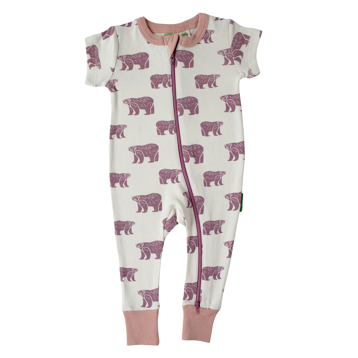 Parade Organics "2-Way" Zip Romper Short Sleeve