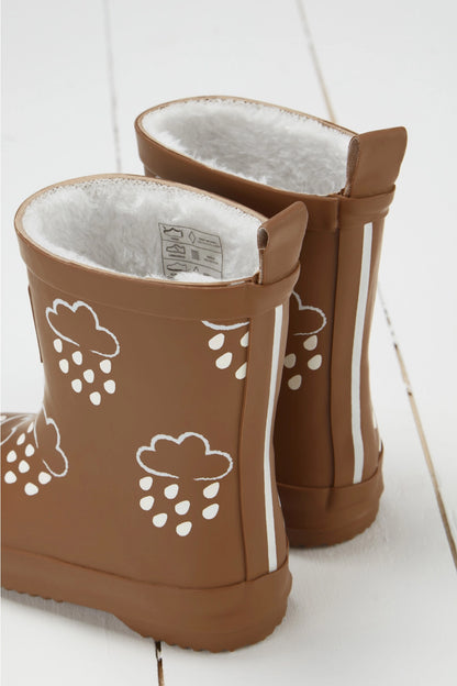 Grass & Air - Colour Changing Rain Boots (Wellies) - Toffee Brown